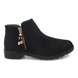 Botines de ante Jodhpur 8565 Negro