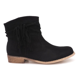 Botines de ante Jodhpur boots ZY9040 Negro
