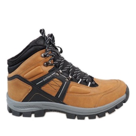 Botas de nieve con aislamiento camel T-1866 marrón