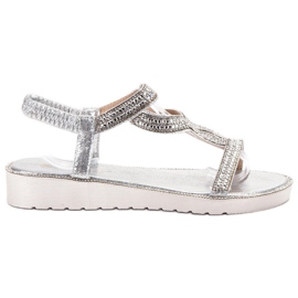 Bestelle Sandalias sin cordones en la plataforma gris