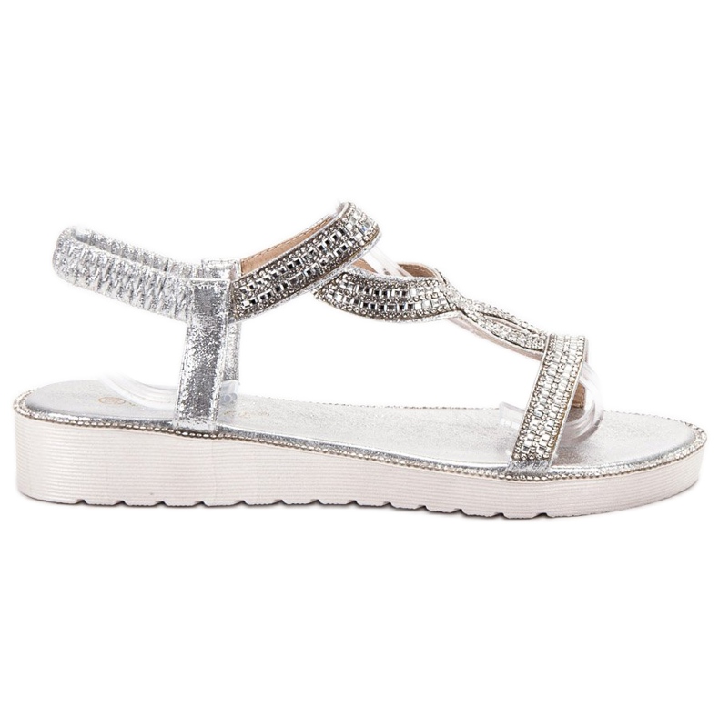 Bestelle Sandalias sin cordones en la plataforma gris