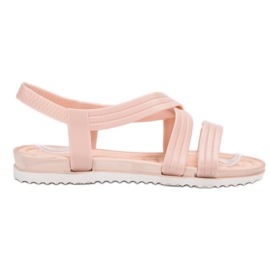 SHELOVET Sandalias de goma sin cordones rosado