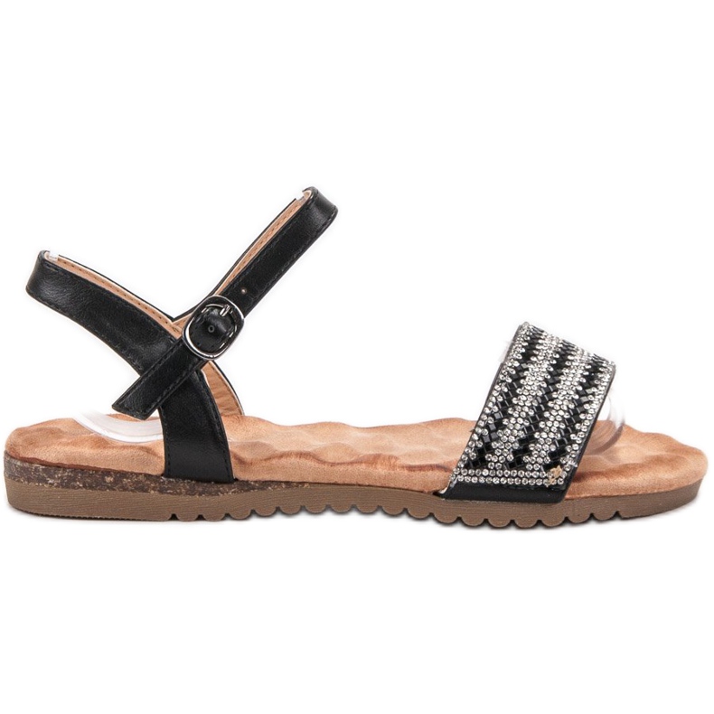 Emaks Sandalias Con Circonita negro