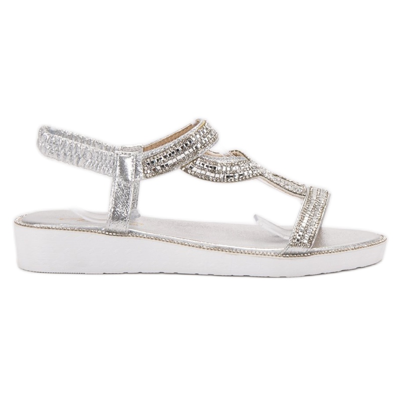 SHELOVET Sandalias sin cordones en Kotrna gris SHELOVET Sandalias sin cordones en Kotrna gris