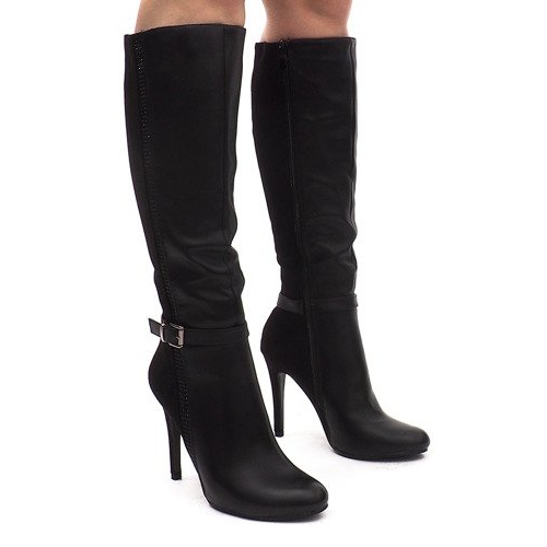 Botas de Tacón Alto 8022 Negro Botas de Tacón Alto 8022 Negro