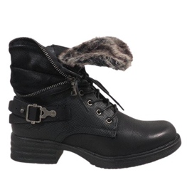 Botas negras aisladas JA3203 negro