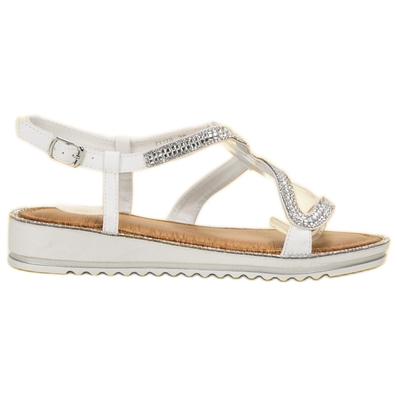 SHELOVET Sandalias en la plataforma blanco SHELOVET Sandalias en la plataforma blanco