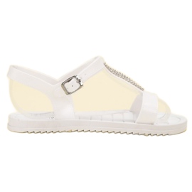 SHELOVET Sandalias de goma blanco