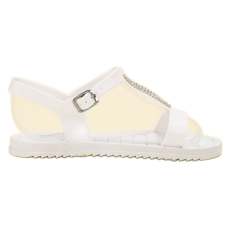 SHELOVET Sandalias de goma blanco