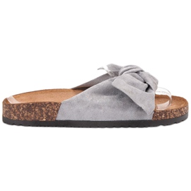 Super Me Zapatillas grises de moda