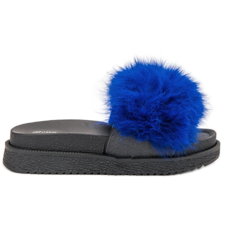 SHELOVET Zapatillas con piel azul