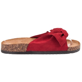 Super Me Zapatillas rojas de moda rojo