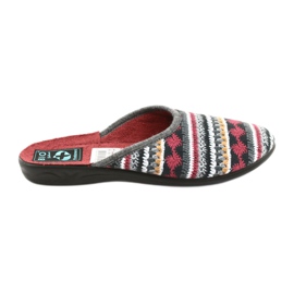 Zapatillas suéter noruegas Adanex negro rojo gris amarillo