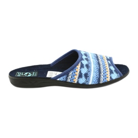 Zapatillas suéter noruegas Adanex negro azul marino azul amarillo
