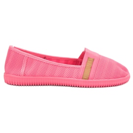 SHELOVET Slipons de neón rosado