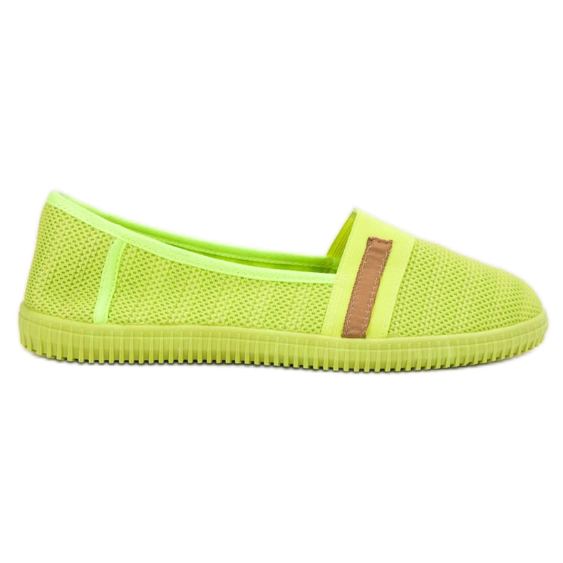 SHELOVET Slipons de neón amarillo