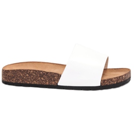 Bello Star Pantuflas Blancas Clásicas blanco