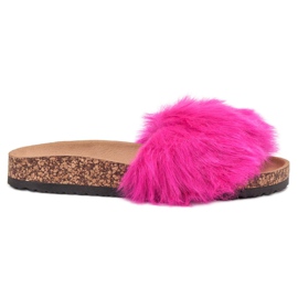 Bona Zapatillas con piel rosado