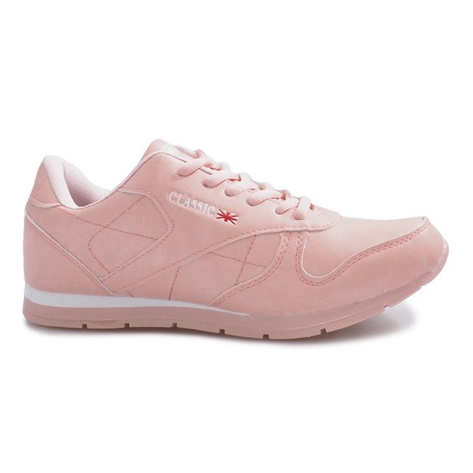 Zapatillas deportivas rosas clásicas rosado