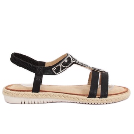 Sandalias alpargatas negras CO-78 Black negro