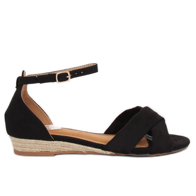 Sandalias alpargatas negras 9R121 Negra negro Sandalias alpargatas negras 9R121 Negra negro
