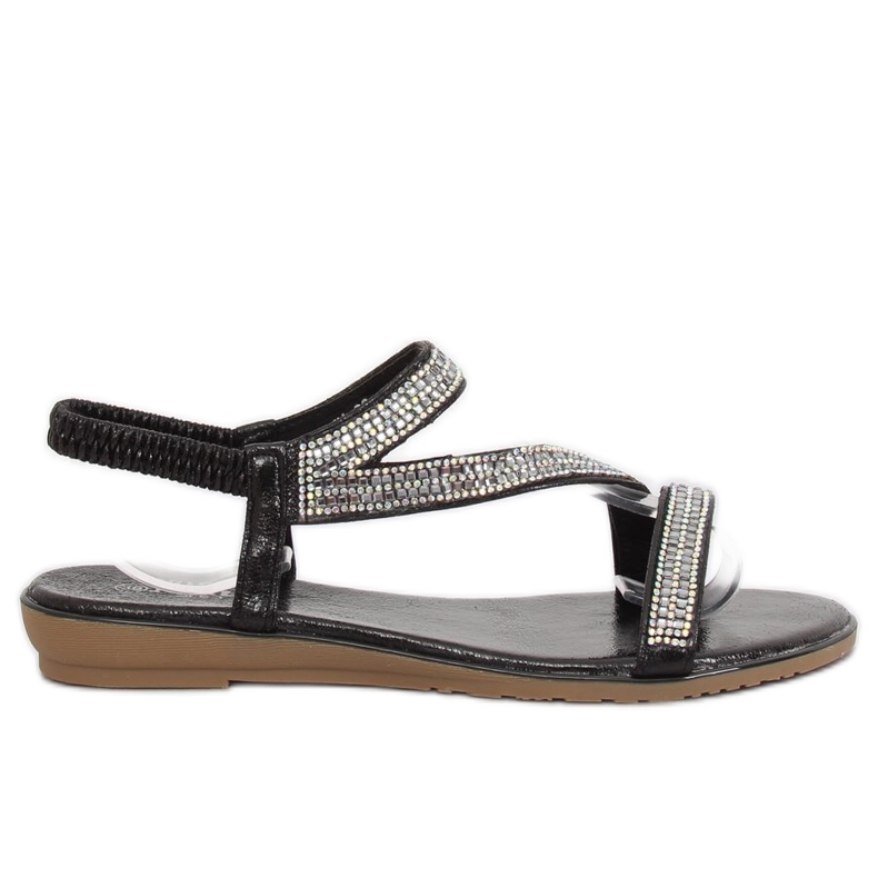 KM-33 Black sandalias asimétricas negras negro KM-33 Black sandalias asimétricas negras negro