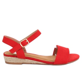 Sandalias alpargatas rojo 9R73 Rojo