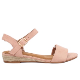 Sandalias alpargatas rosa 9R73 Rosa rosado