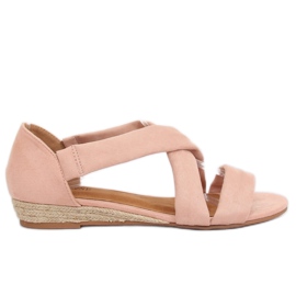 Sandalias alpargatas rosas 9R72 Rosa