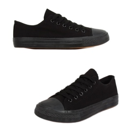 Zapatillas de mujer clásicas negras XL03 ALL-BLACK (suela negra) negro