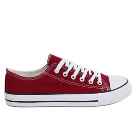 Zapatillas de mujer clásicas burdeos XL03 Wine rojo