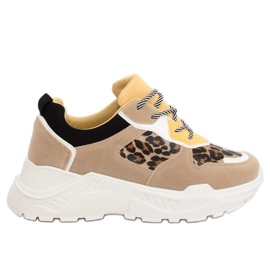 Zapatillas deportivas LV88P Leopard beige