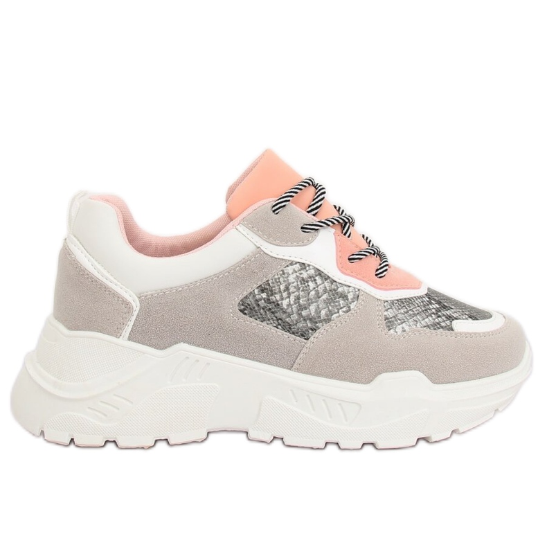 Zapatilla deportiva gris LV88P Snake