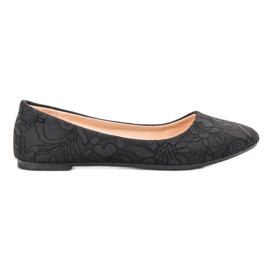SHELOVET Bailarina con encaje negro