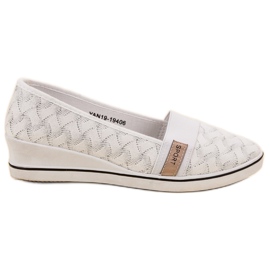 Bailarinas de textil VINCEZA blanco