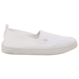 SHELOVET Slipons Textiles blanco