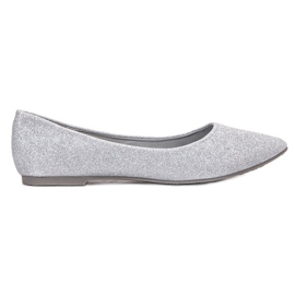 Bailarinas VINCEZA glitter gris