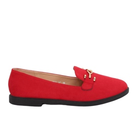 Mocasines de mujer rojos 1631-127 Red Mocasines de mujer rojos 1631-127 Red