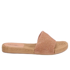 Zapatillas rosa mujer rosa JFF-V182 Rosa