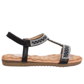 Sandalias de mujer negras HT-67 Black negro