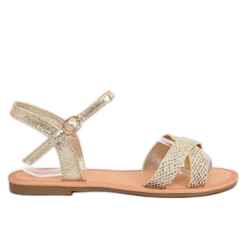 Sandalias de mujer y oro WL282 Gold dorado