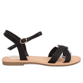 Negro y sandalias de mujer WL282 Negro Negro y sandalias de mujer WL282 Negro