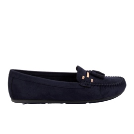 Mocasines azul marino para mujer L7183 Azul
