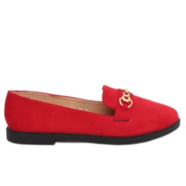 Mocasines de mujer rojos 1631-123 Red