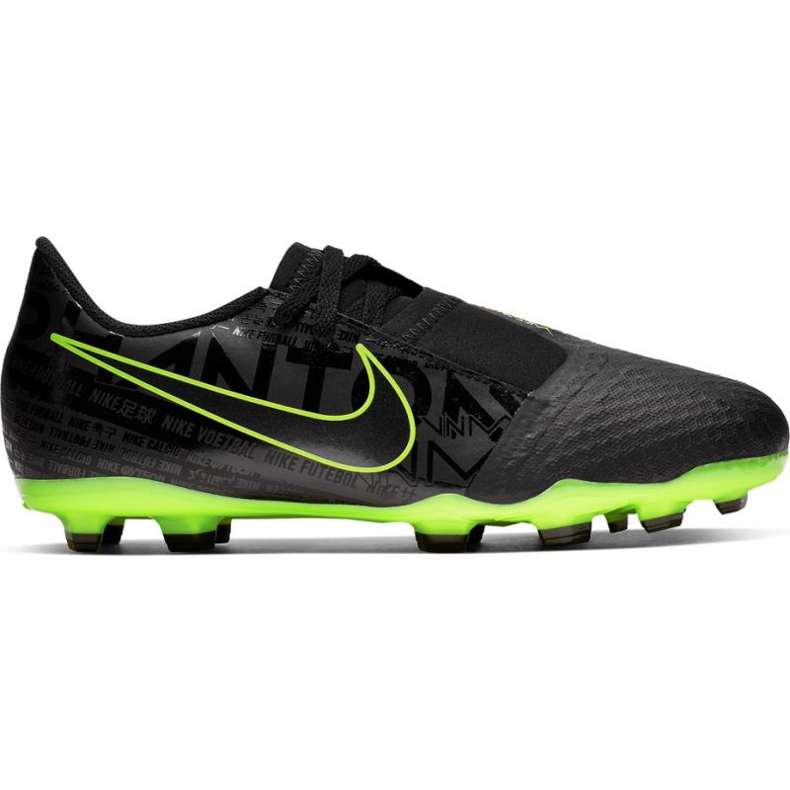 Botas de fútbol Nike Phantom Venom Academy Fg Jr AO0362 007 negro - verde multicolor Botas de fútbol Nike Phantom Venom Academy Fg Jr AO0362 007 negro - verde multicolor