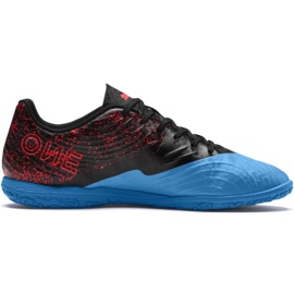 Botas de fútbol Puma One 19.4 It M 105496 01 negro - azul multicolor