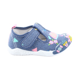 Zapatillas American Club inserto de cuero TEN30 azul rosado