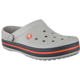 Crocs Crocband Gris Claro Azul Marino