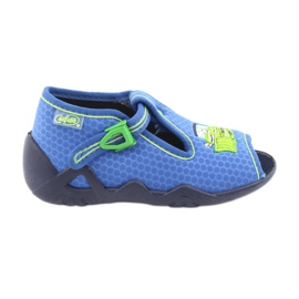 Calzado infantil befado 217P094 azul verde
