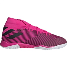 Botas de fútbol adidas Nemeziz 19.3 In M F34411 rosa gris negro